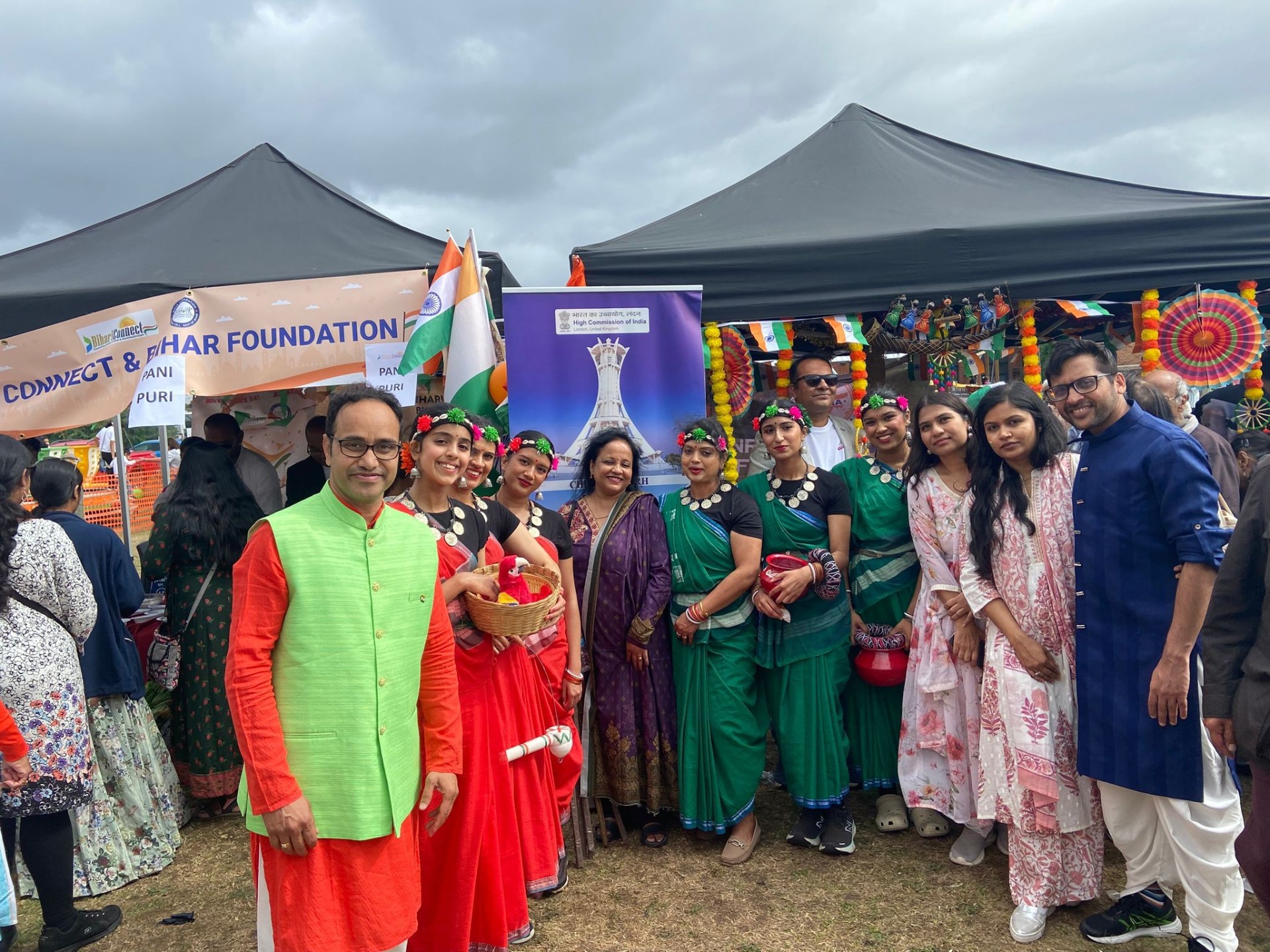 NACHA at a UK cultural festival with Chhattisgarh stall