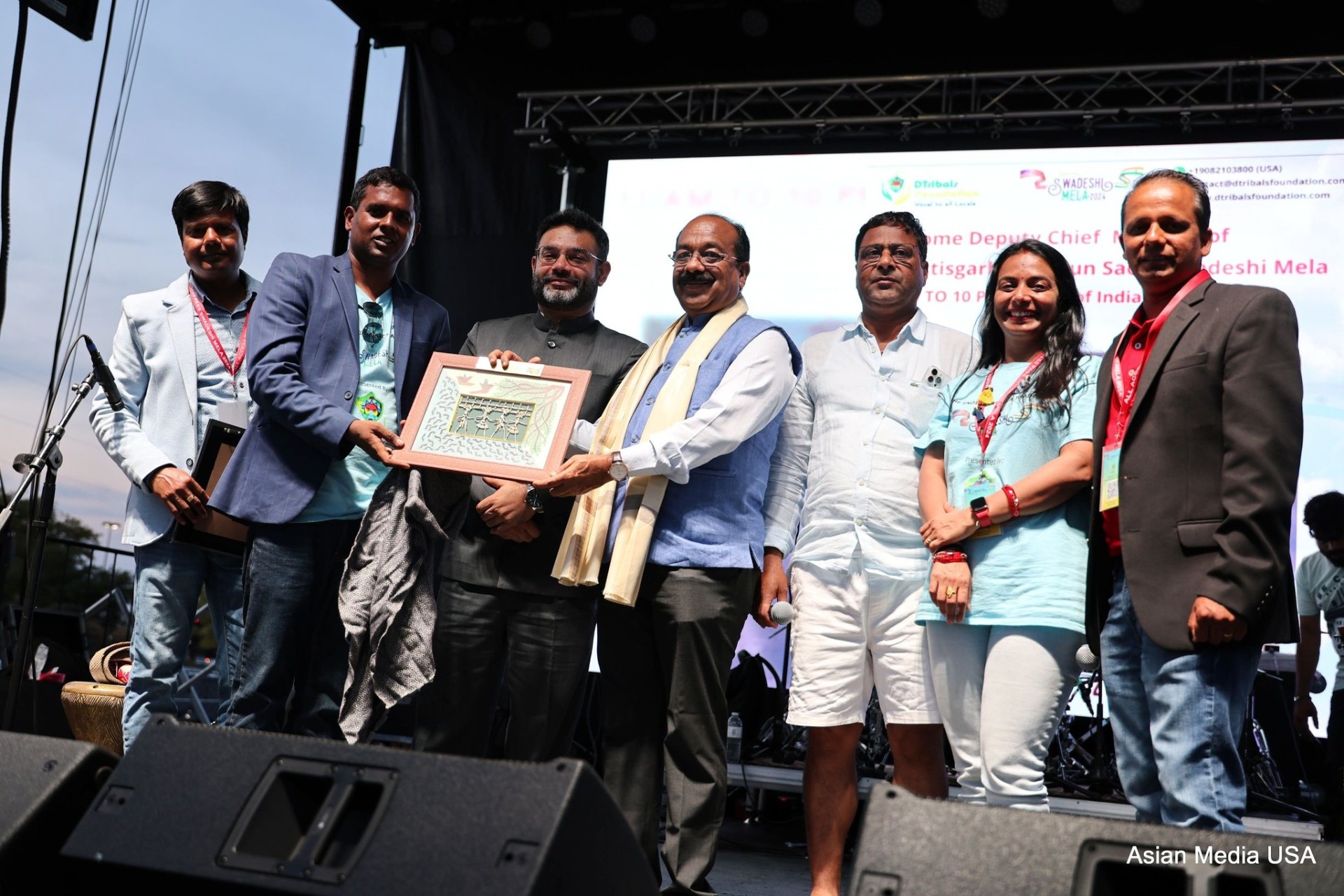 Dy. CM Felicitation — Swadeshi Mela